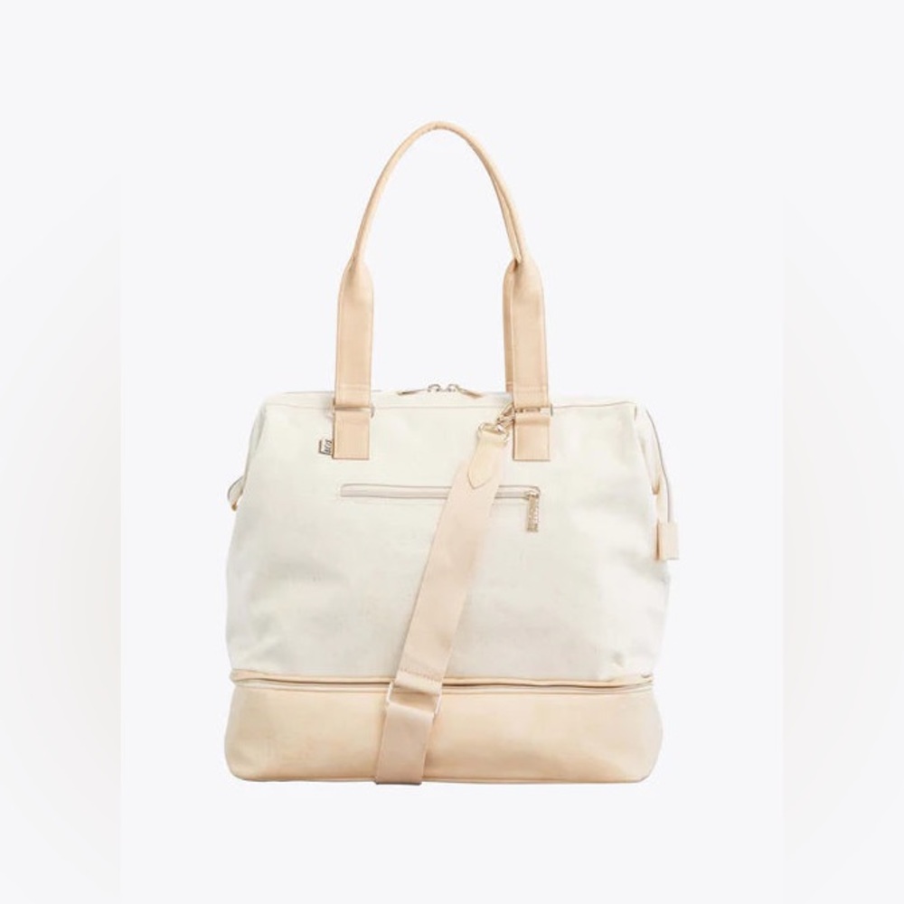 BEIS The Convertible  Weekender in Beige NWT